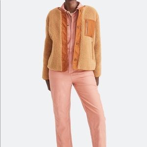 Madewell Fuji Sherpa liner teddy coat